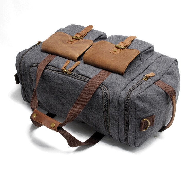Vintage style hand luggage for men