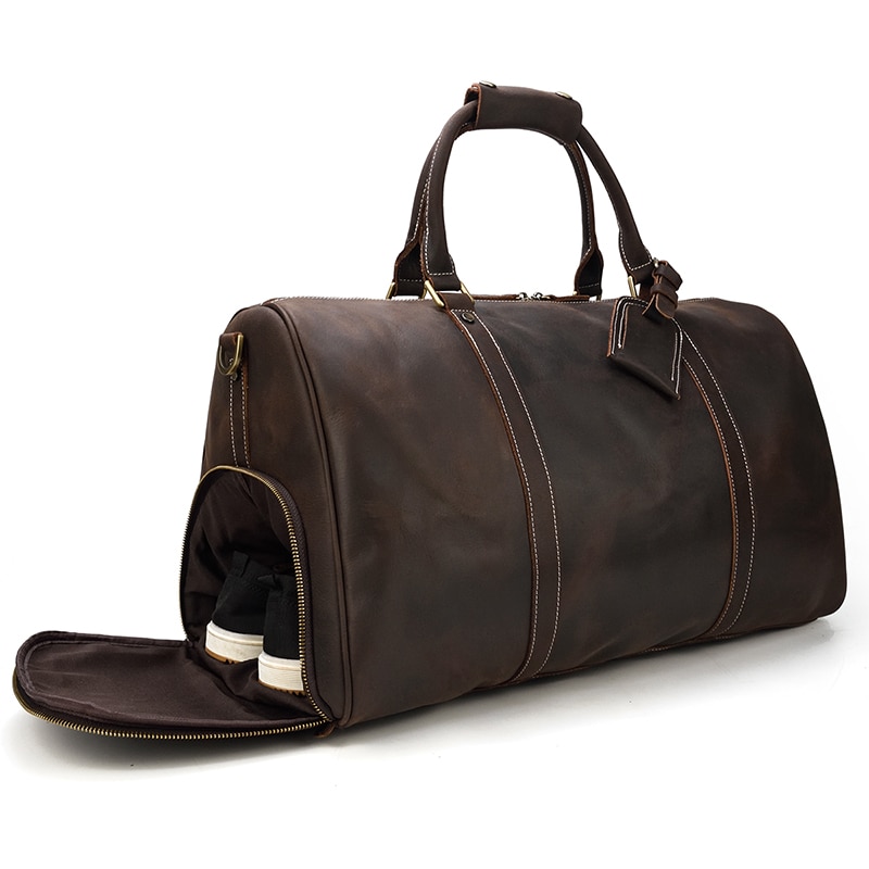 Best elegant men's handbag in genuine cow leather 2020.