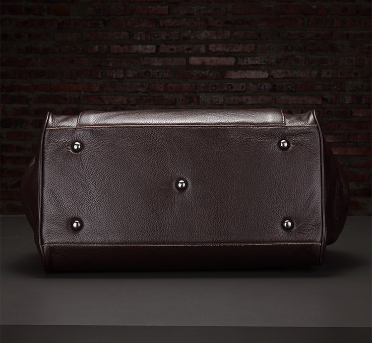 Best vintage genuine leather travel bag for gentleman 2020.
