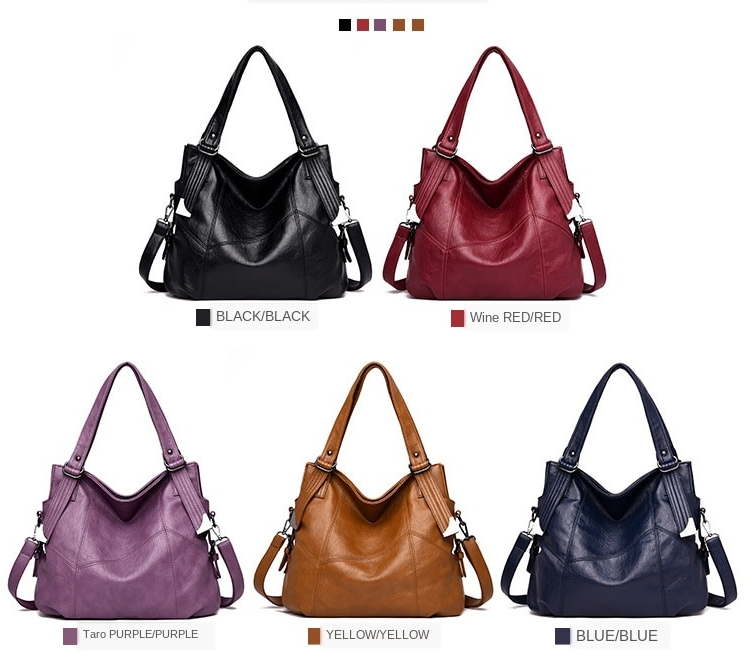 Western style leather bag for women