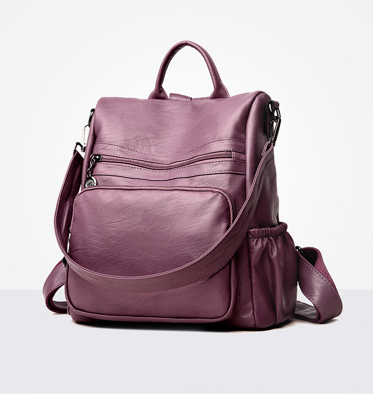 Best fashion eco-leather backpack for girls 2020.