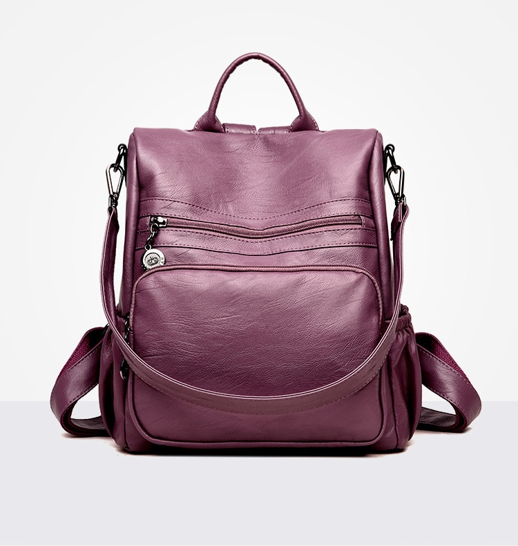 Best fashion eco-leather backpack for woman 2020.