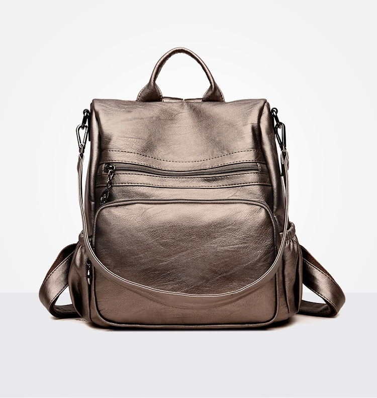 Best fashion eco-leather backpack for teenager 2020.