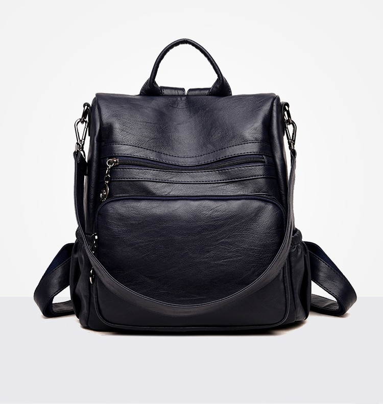 Best fashion high-quality eco-leather backpack for school 2020.