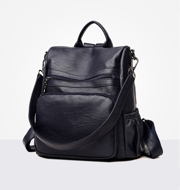 Best fashion eco-leather backpack for school 2020.